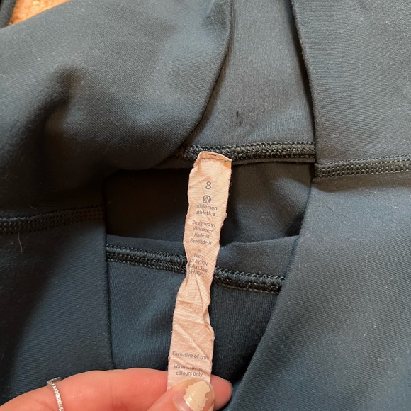 Navy teal Lululemon Align Tights - Picture 4 of 7